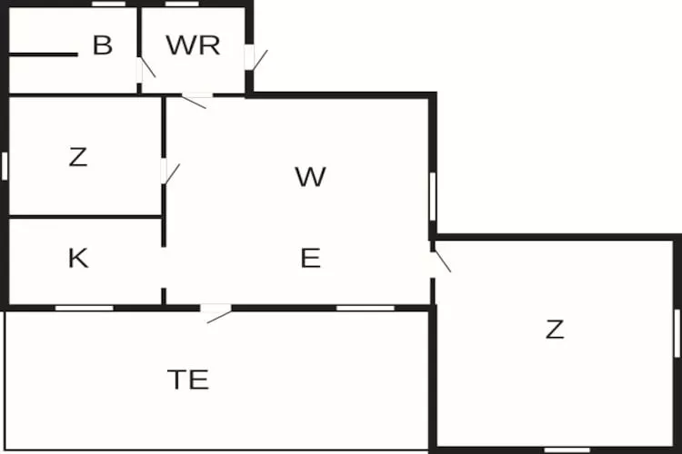 Maison de vacances pour 4 a HENÅN-By Traum - Plan