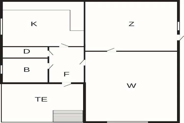 Maison de vacances pour 4 a RÖRVIK-By Traum - Plan