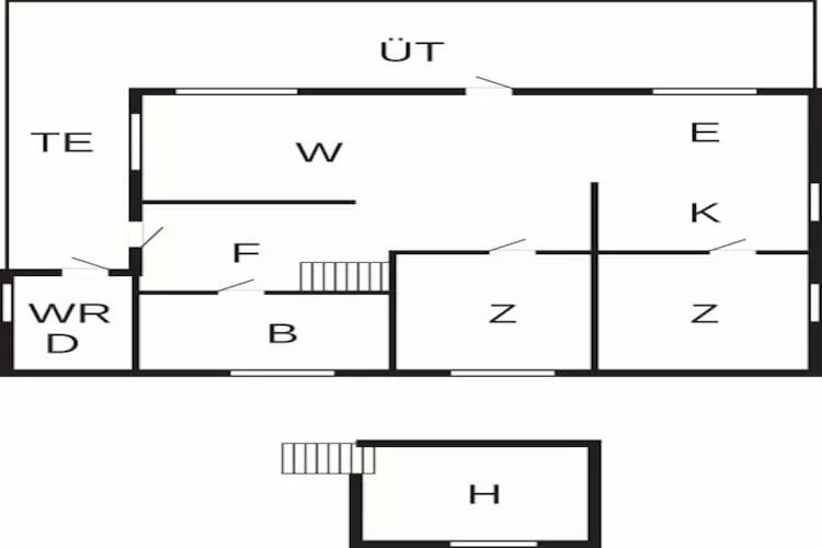 Maison de vacances pour 6 a VATNE-By Traum - Plan