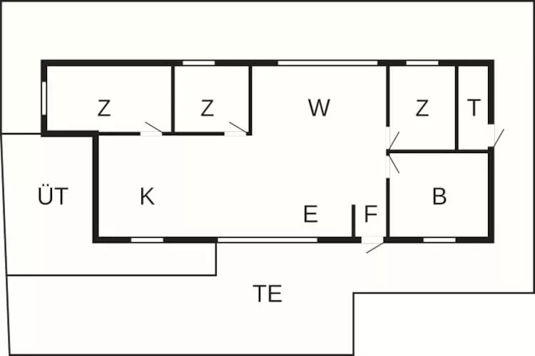 7 Personen Ferienhaus in Hadsund-By Traum - Grundriss