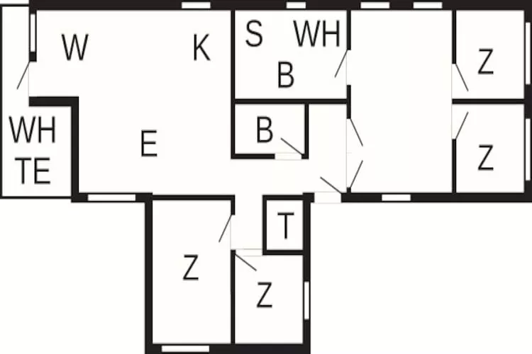 Maison de vacances pour 10 a Bogense-By Traum - Plan