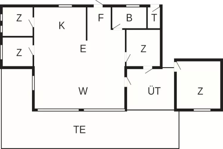 8 person holiday home in Hadsund-By Traum - Floor plan