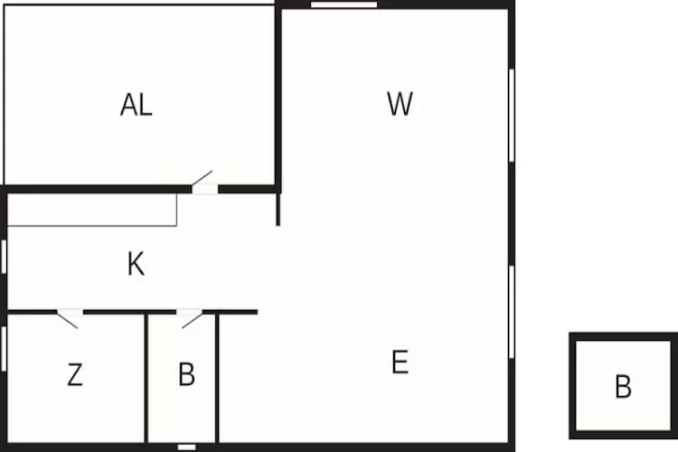 Maison de vacances pour 4 a LJUSDAL-By Traum - Plan