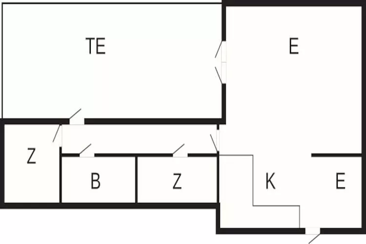 4 Personen Ferienhaus in Store Fuglede-By Traum - Grundriss