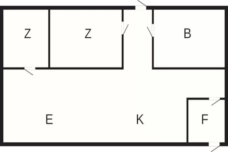 6 person holiday home in Ribe-By Traum - Floor plan
