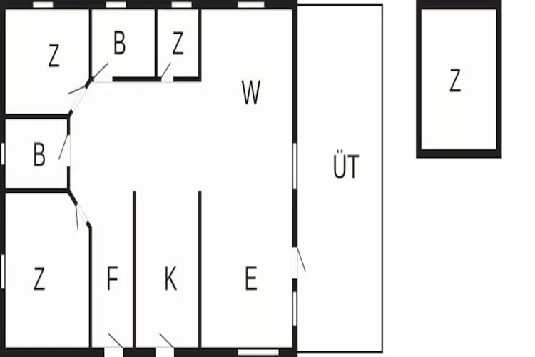 Maison de vacances pour 8 a Silkeborg-By Traum - Plan