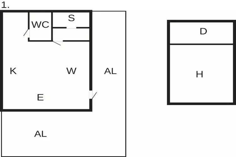 Maison de vacances pour 4 a PÅRYD-By Traum - Plan