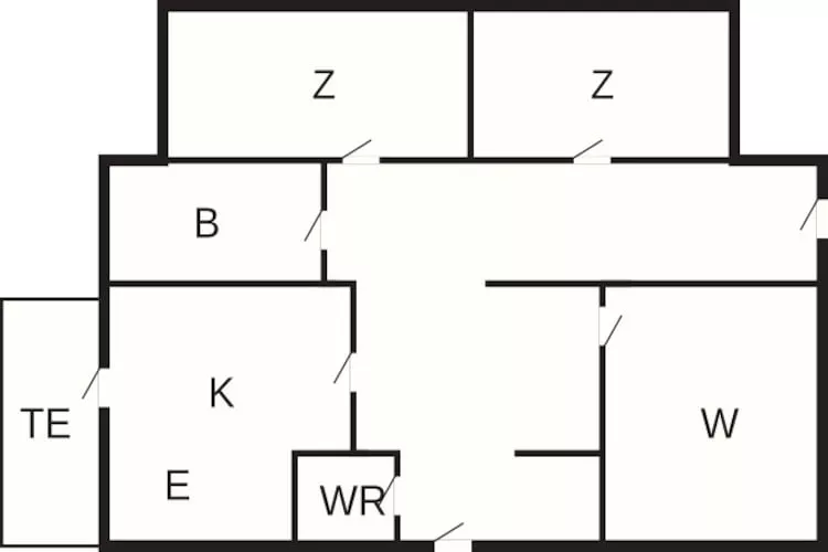 4 person holiday home in ÅSBRO - Floor plan