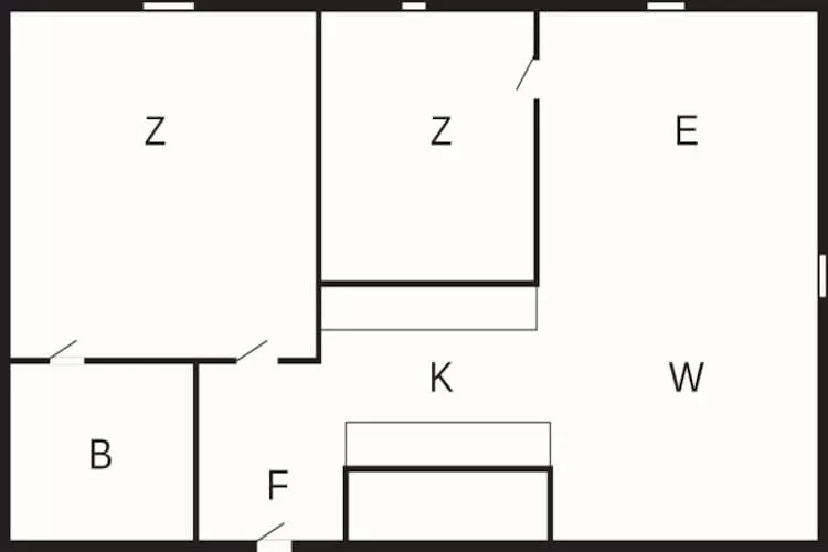 Maison de vacances pour 5 a FLEN-By Traum - Plan