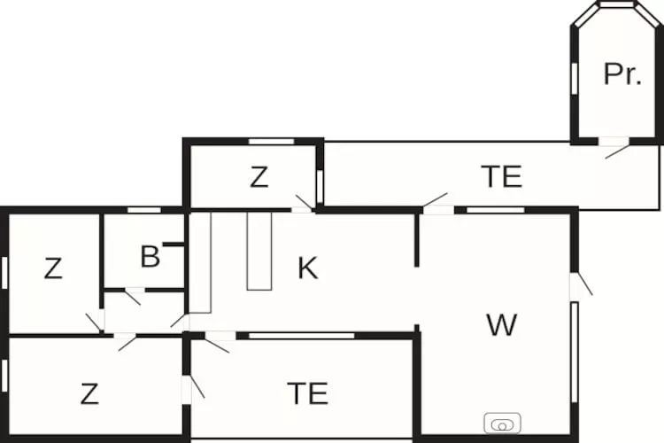Maison de vacances pour 6 a Løgstør-By Traum - Plan