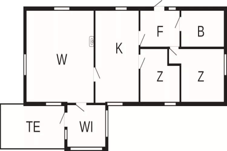 5 Personen Ferienhaus in Fjärås-By Traum - Grundriss