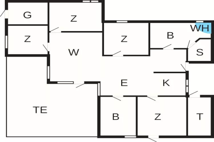 Maison de vacances pour 8 a Hadsund-By Traum - Plan