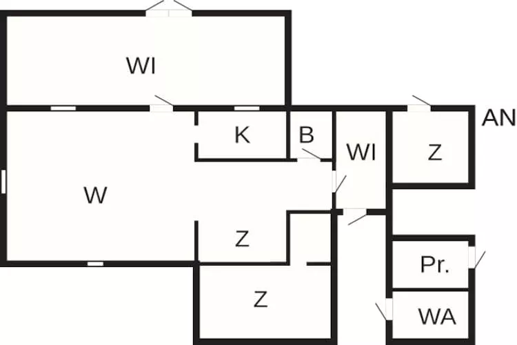 Maison de vacances pour 6 a Löderup-By Traum - Plan