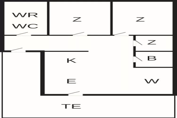 Maison de vacances pour 6 a Passebekk-By Traum - Plan