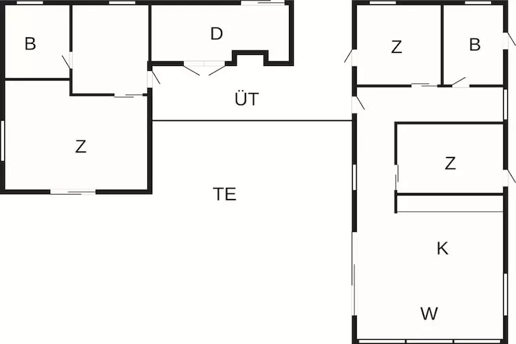 Maison de vacances pour 8 a Grenaa-By Traum - Plan