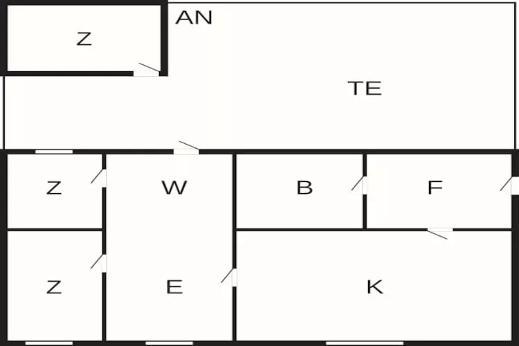 6 person holiday home in Otterup-By Traum - Floor plan