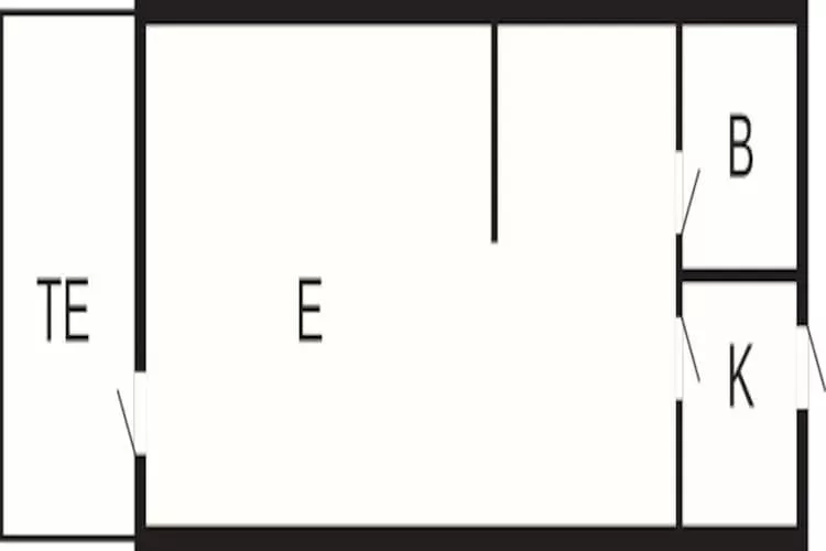 4 person holiday home in Nexø-By Traum - Floor plan