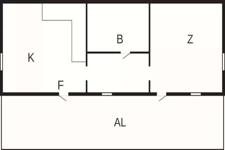 4 person holiday home in STRÖMSTAD-By Traum - Floor plan