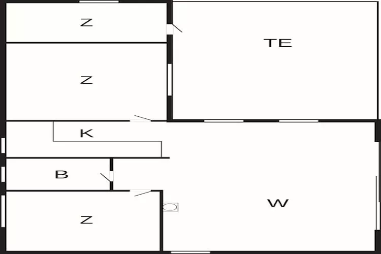 Secluded Retreat in Blavand - By Traum Ferienwohnungen - Floor plan