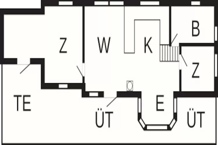 6 person holiday home in Hovborg-By Traum - Floor plan