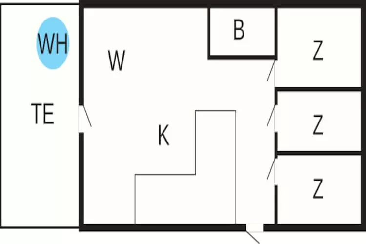 8 Personen Ferienhaus in Struer-By Traum - Grundriss