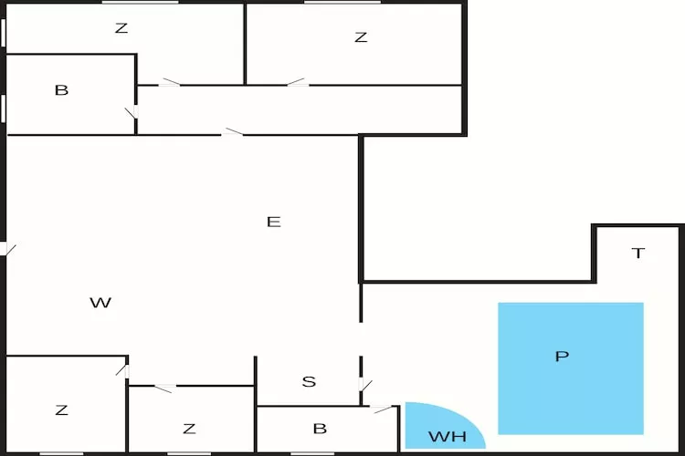 8 Personen Ferienhaus in Ålbæk-By Traum - Grundriss