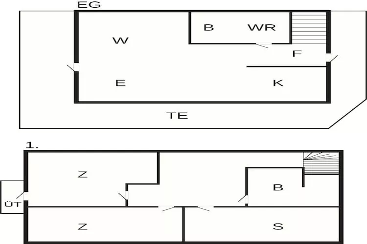 5 person holiday home in Rauland-By Traum - Floor plan