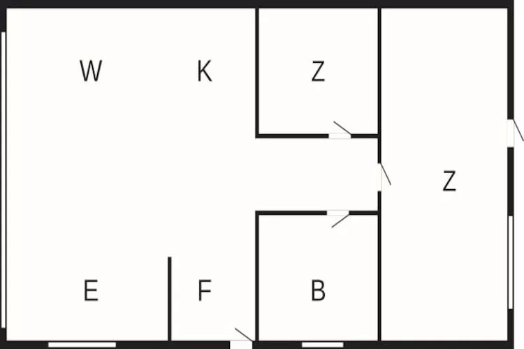 4 person holiday home in Otterup - Floor plan