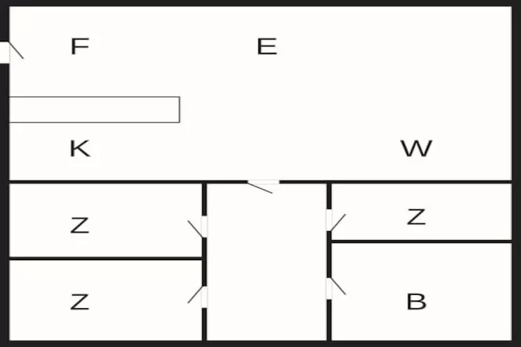 6 person holiday home in Hjørring-By Traum - Floor plan