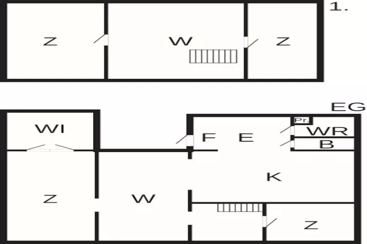 Maison de vacances pour 8 a Beddingestrand - Plan