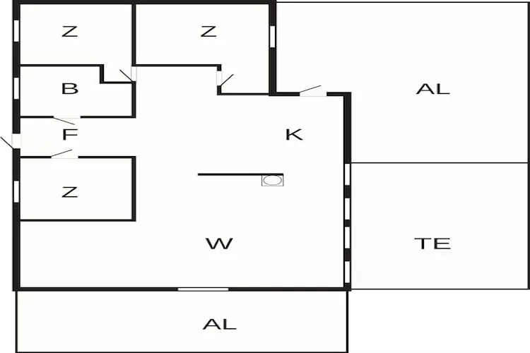 4 person holiday home in Svelgen-By Traum - Floor plan