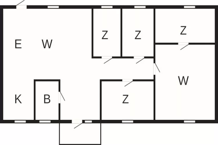 7 person holiday home in Hagby-By Traum - Floor plan