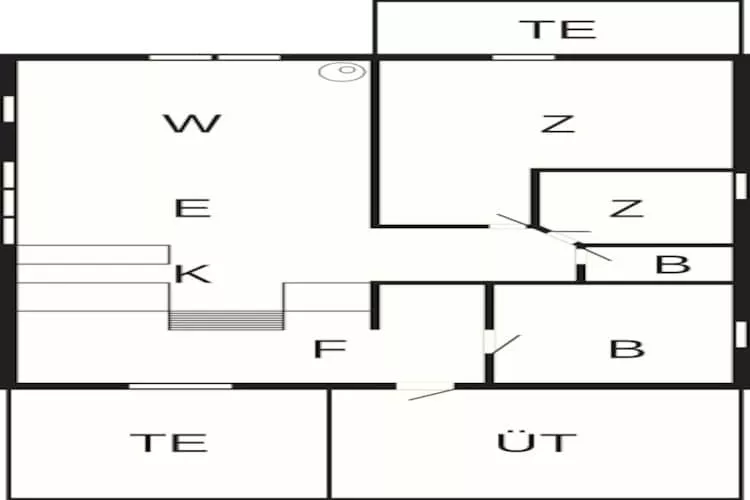 4 person holiday home in Ebeltoft-By Traum - Floor plan