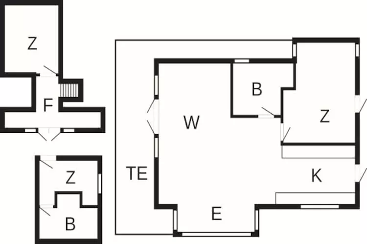 Maison de vacances pour 6 a Brenderup Fyn-By Traum - Plan
