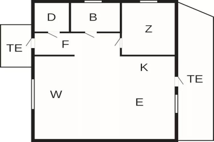 3 person holiday home in Henningsvær-By Traum - Floor plan