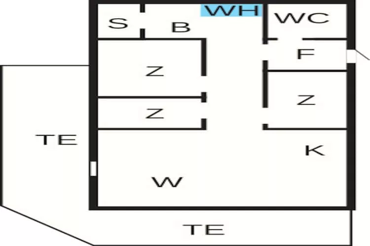 Maison de vacances pour 8 a Fjerritslev-By Traum - Plan