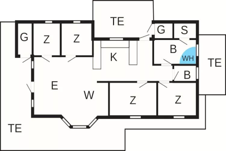 10 person holiday home in Løkken-By Traum - Floor plan
