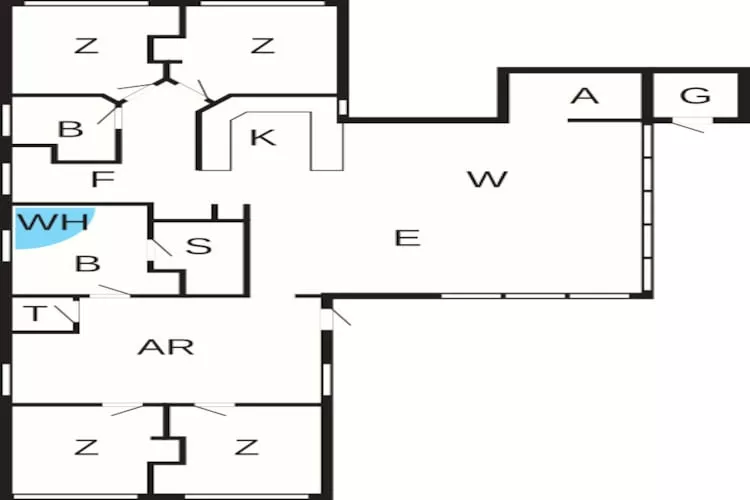 10 person holiday home in Løkken-By Traum - Floor plan
