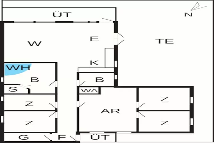 10 person holiday home in Haderslev-By Traum - Floor plan