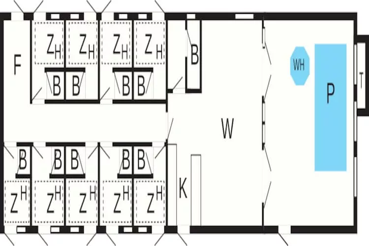 36 person holiday home in Ebeltoft-By Traum - Floor plan