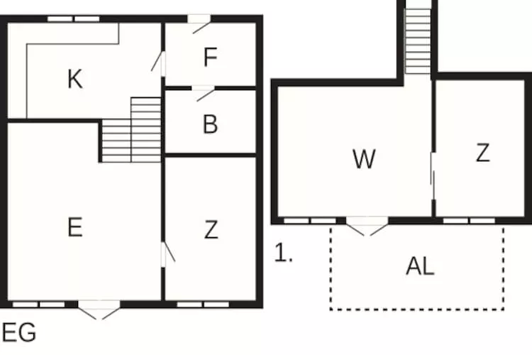3 room,2 levels - Grundriss