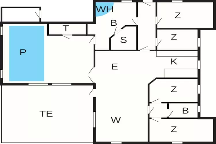 12 person holiday home in Vestervig-By Traum - Floor plan