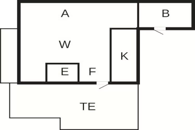 2 person holiday home in Gullholmen - Floor plan