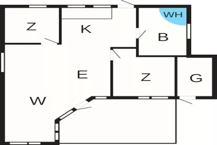 Maison de vacances pour 4 a Føllenslev-By Traum - Plan