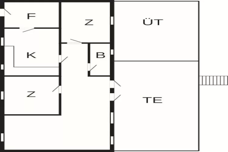 4 Personen Ferienhaus in Silkeborg-By Traum - Grundriss