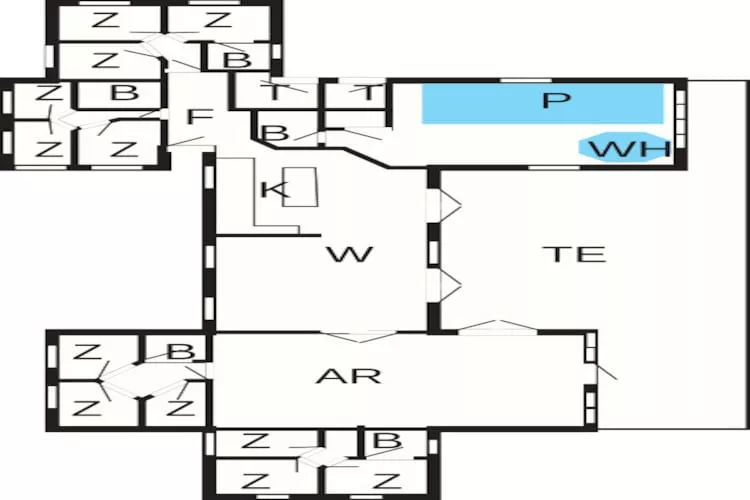 Luxury Retreat with Pool - Floor plan