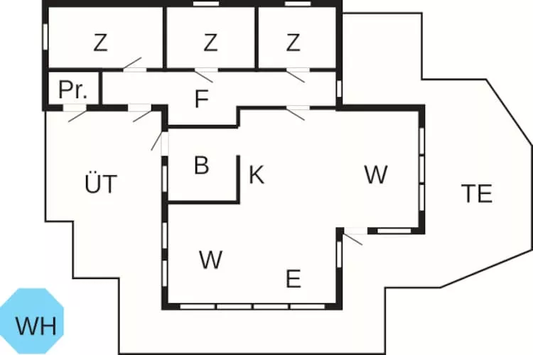 6 person holiday home in Tengelfjord - Floor plan