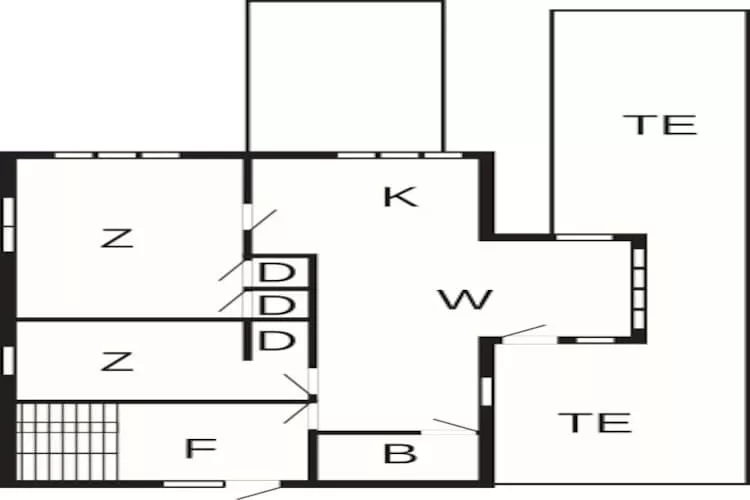 5 person holiday home in DYRÖN - Floor plan