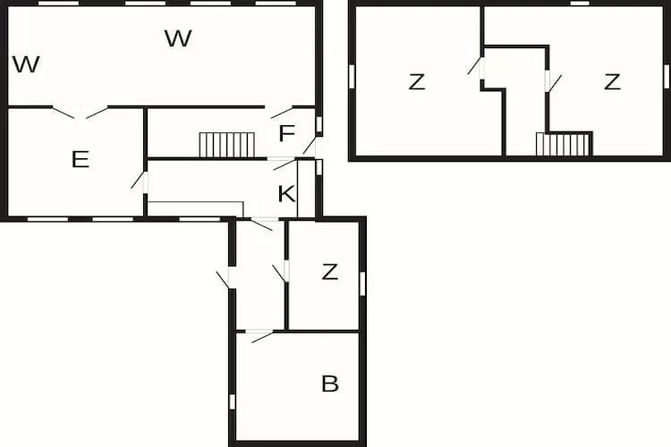 Malerisches Refugium mit Kamin und Terrasse - Grundriss