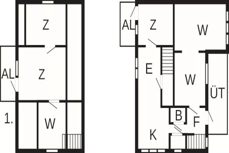 Maison de vacances pour 6 a ULLARED - Plan